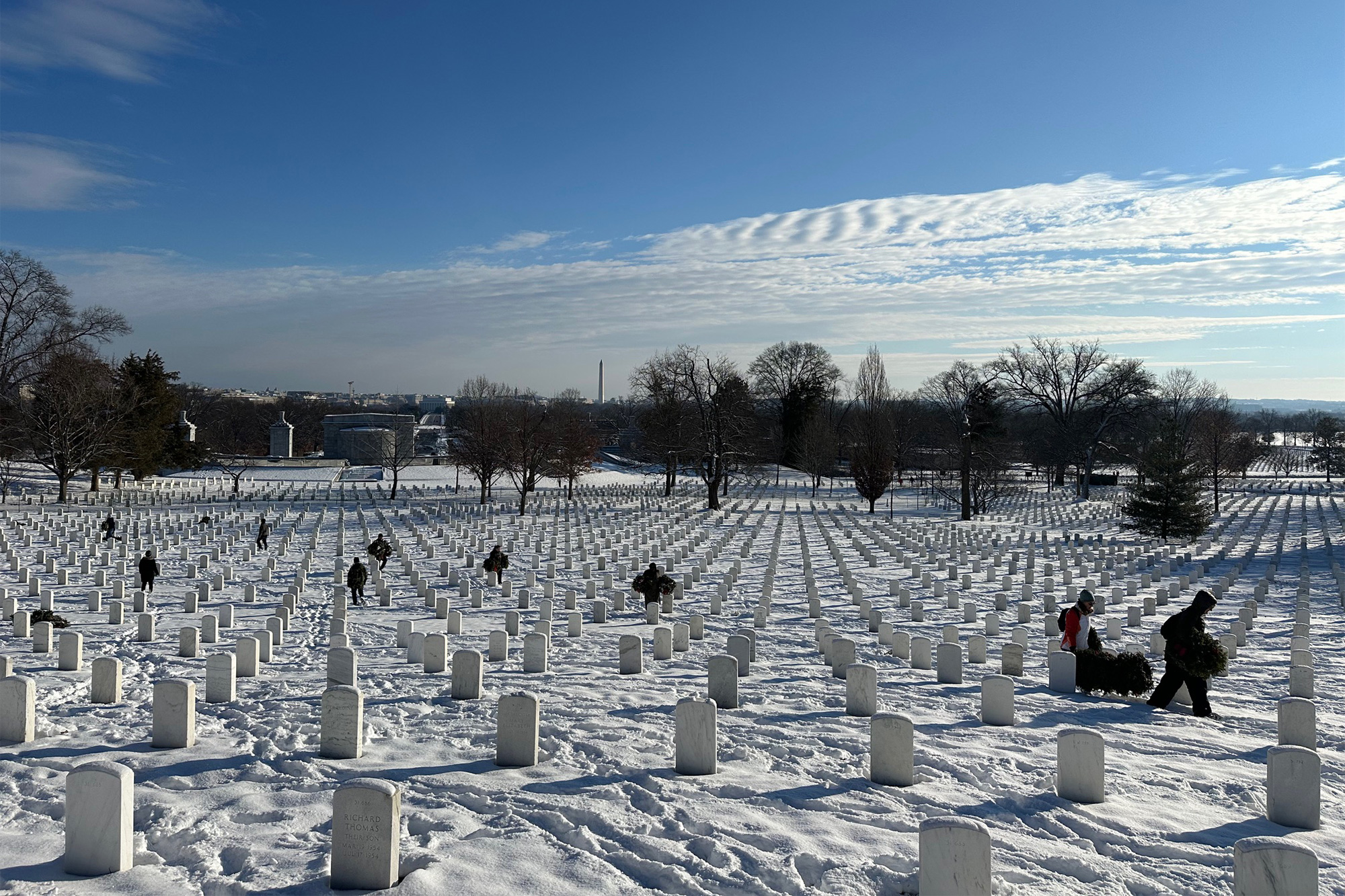 SPA's Young Professionals Group (YPG) and family members participated in the annual "Wreaths Out" event at Arlington National Cemetery.