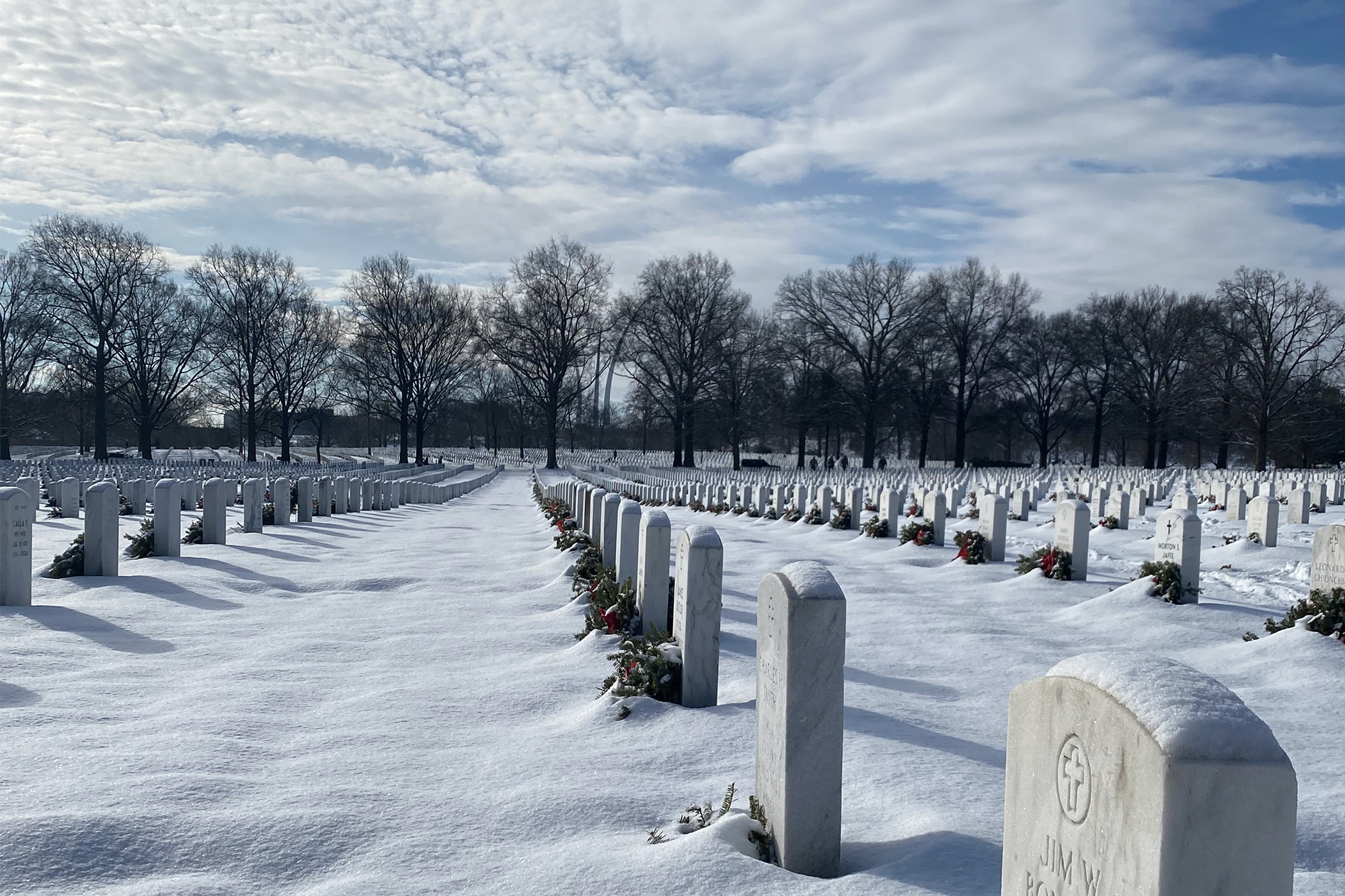 SPA's Young Professionals Group (YPG) and family members participated in the annual "Wreaths Out" event at Arlington National Cemetery.