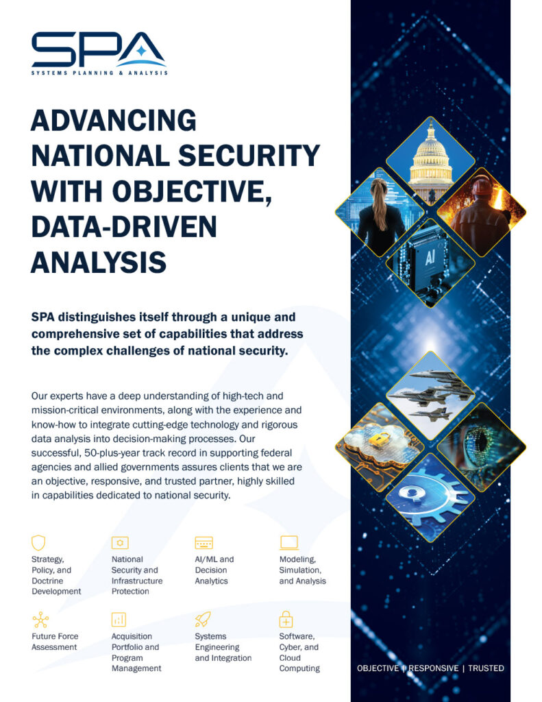 SPA's Capabilities Information Sheet